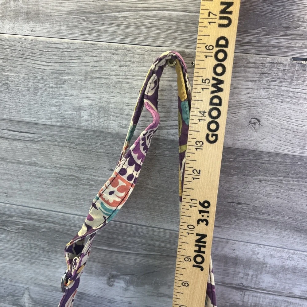 Retired Vera Bradley Plum Crazy Pattern Little Hipster Crossbody Bag Purse 2013